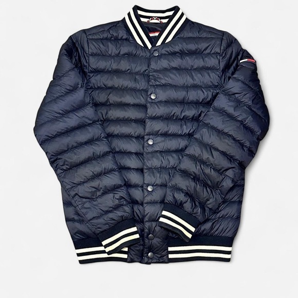 Tommy Hilfiger Other - Tommy Hilfiger navy puffer lightweight varsity jacket xs men in Blue